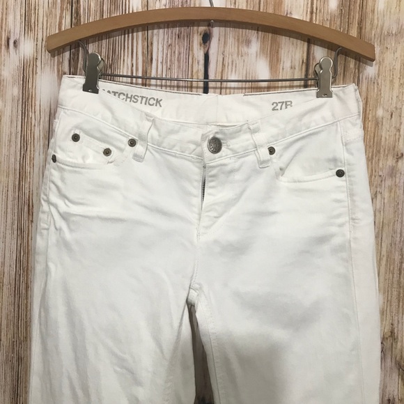 J Crew White Matchstick Jean size 27 R - Picture 7 of 7